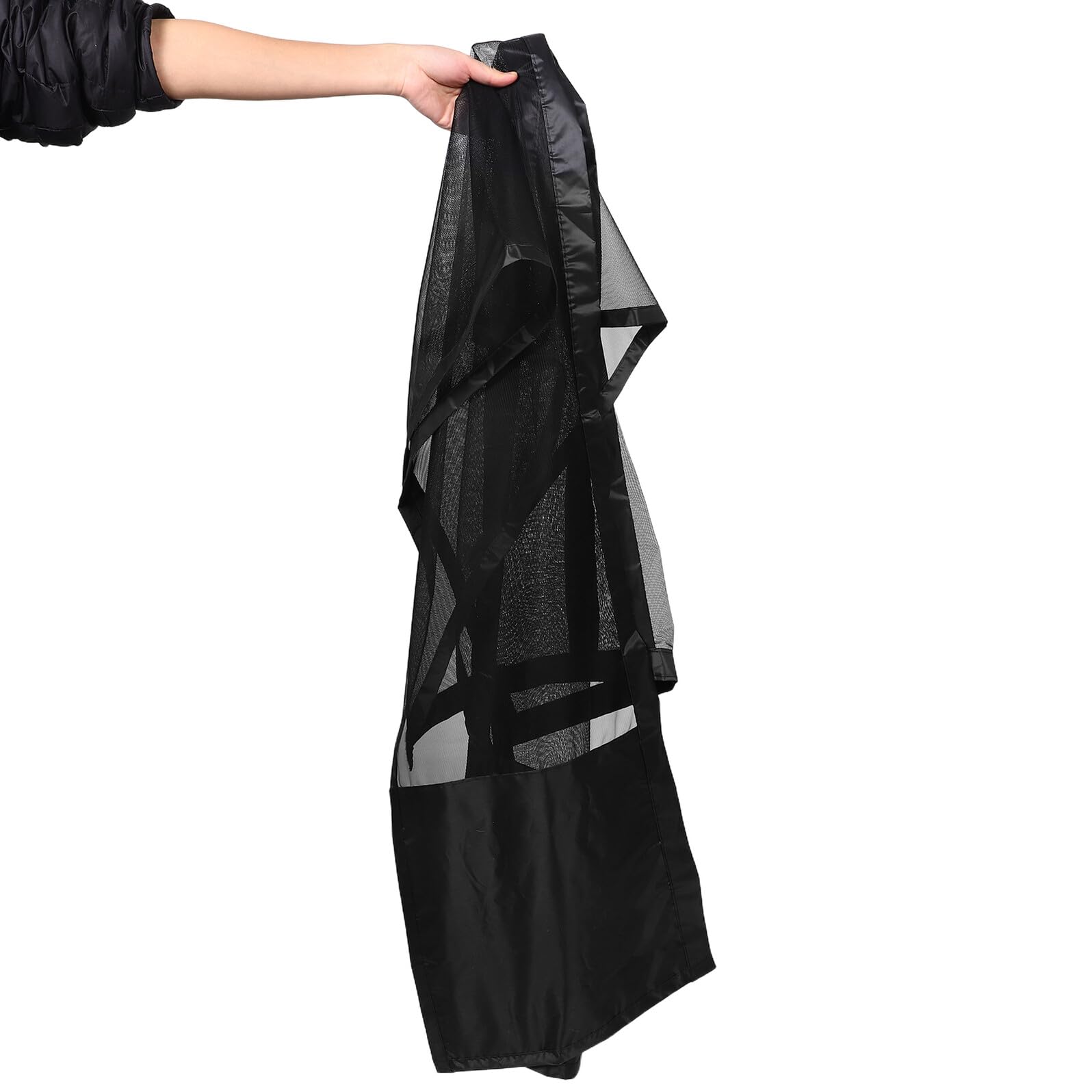 Rideau de Porte de Camping-Car 79x28 en Maille 420d Pa Noir