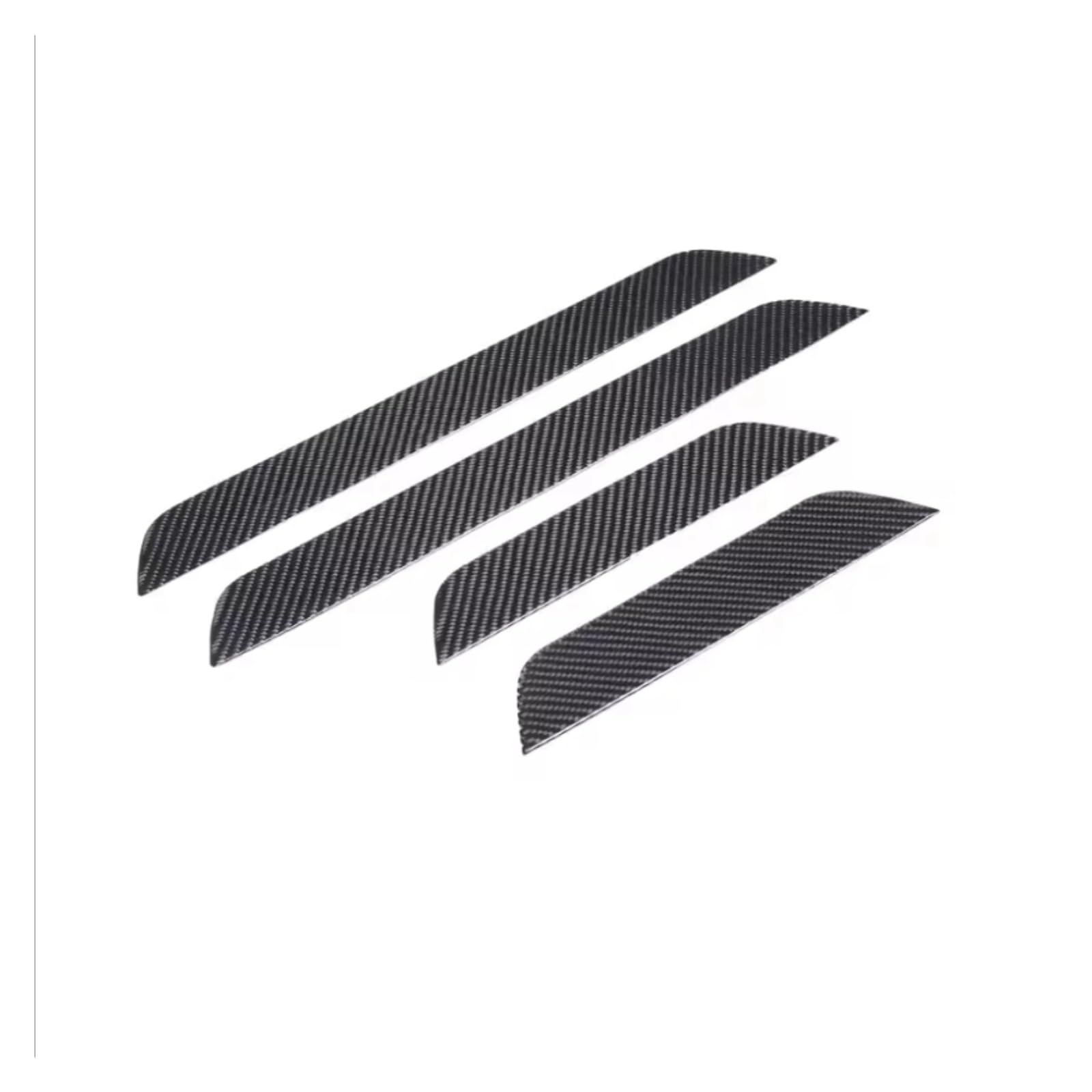 VNHLOTVJL Car Door Interior Sills Cover Trim Accessories Compatible for Porsche Taycan 2019-2025 Real Carbon Fiber