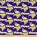Fabric Traditions 0310917 NFL Cotton Broadcloth Minnesota Vikings Fabric by The Yard