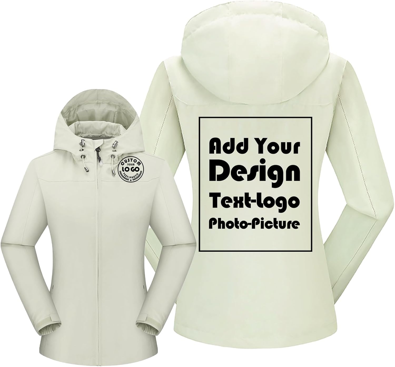 Custom Waterproof Windbreaker Jacket Women Personalised Softshell Rain Jackets Ladies Outdoor Rain Coat Windbreaker