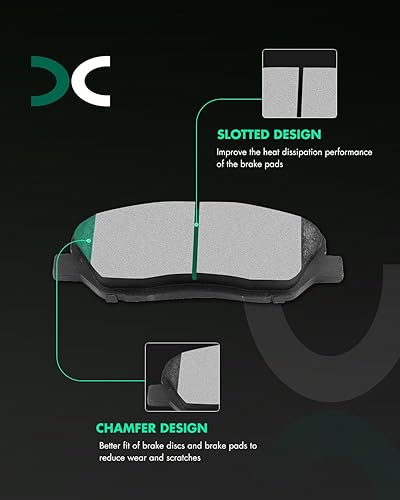 Vista 559 de SCITOO - Juego de pastillas de freno de cerámica