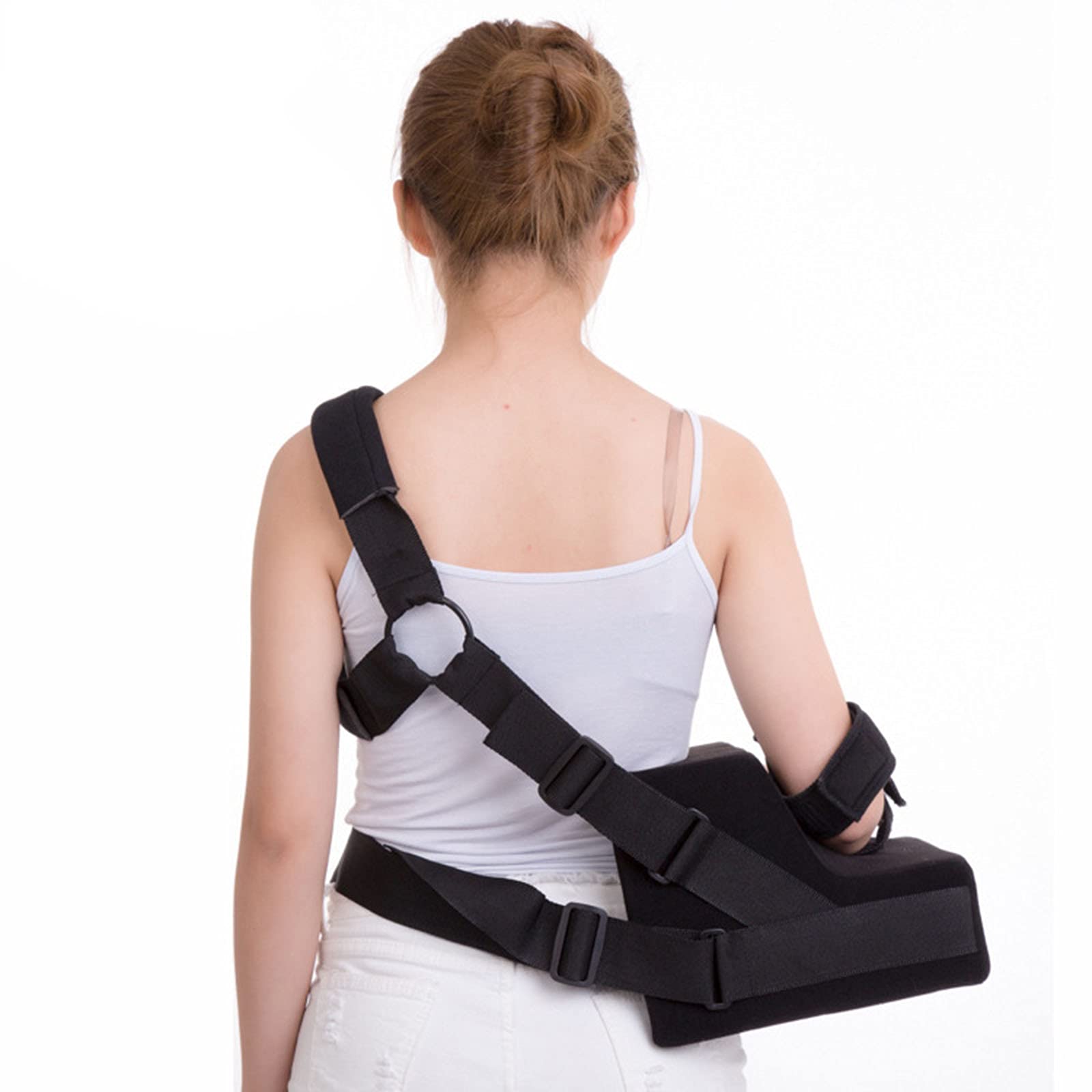 Eslinga para Brazo, Correa De Soporte Médico Ajustable para Hombro para Brazo Roto, Codo, Lesión En El Hombro, Recuperación Rápida,Right