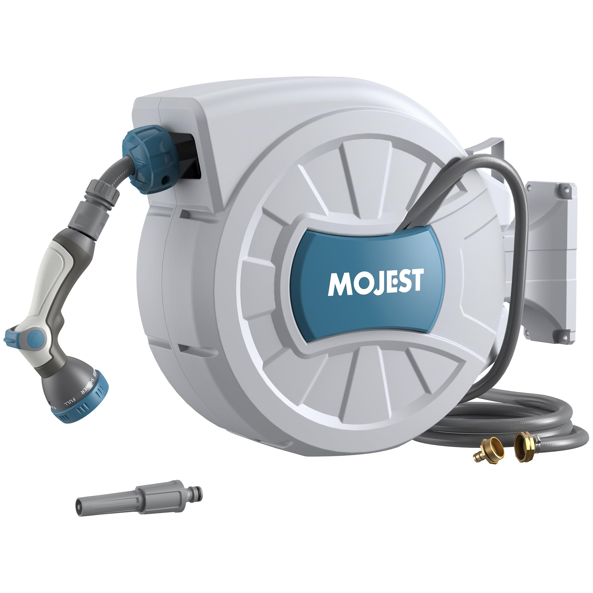 Amazon.com : MOJEST Retractable Garden Hose Reel - 1/2 in x 100 ft