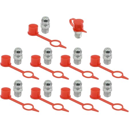 Lot De 15 Graisseurs En Laiton M6 M8 M10 | Raccords Droit Pour Voiture, Moto Et Usage Industriel
