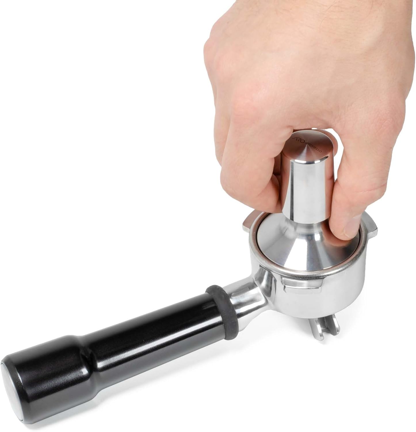 ARO Espresso 53.3mm Tamper | Premium 100% Stainless Steel Construction | Compatible with Breville/Sage Barista Magnetic Mount
