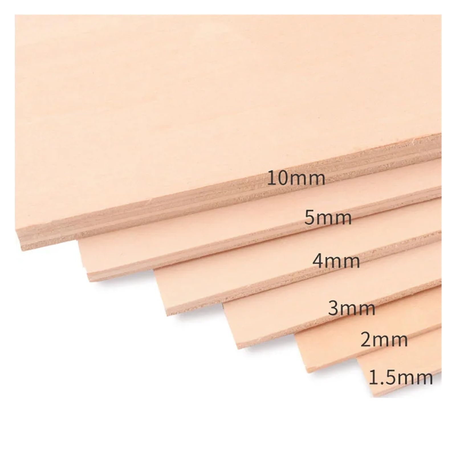 Carving Wood Multi Size Aviation Model Layer Board Tiglio Compensato Tavola Fai da Te Modello in Legno Forniture Materiale Forniture Bastoni di Legno (5 Pezzi 15x15x1 cm)