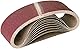 Goodway Schleifbänder 75 x 533 mm │ 10 Stück │ Körnung 60 │ Schleifpapier für Bandschleifer │ Für Holz & Metall
