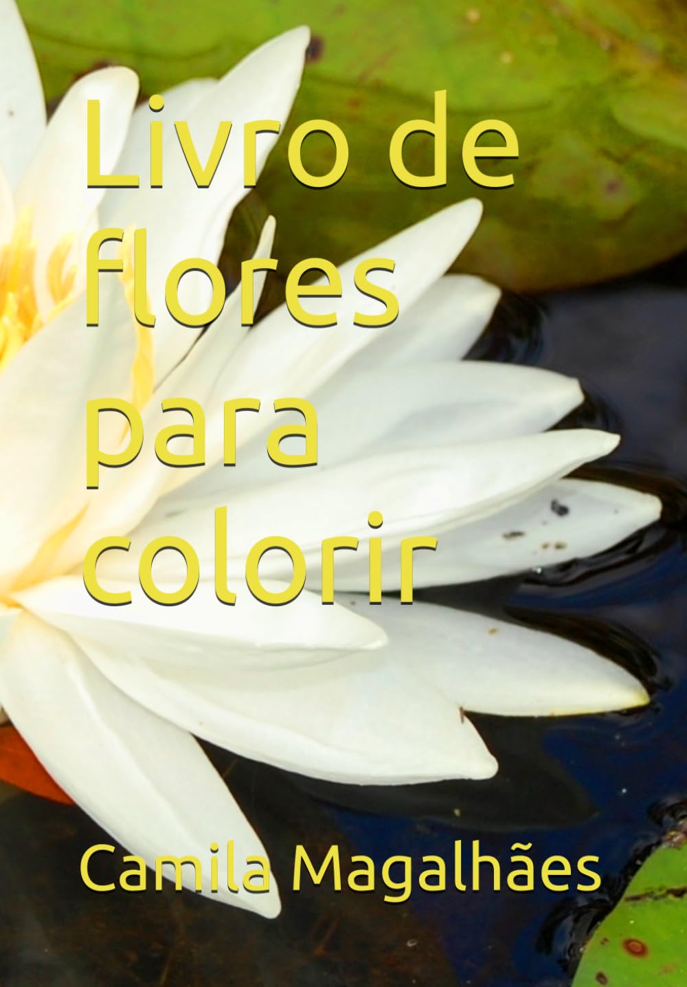Livro de flores para colorir