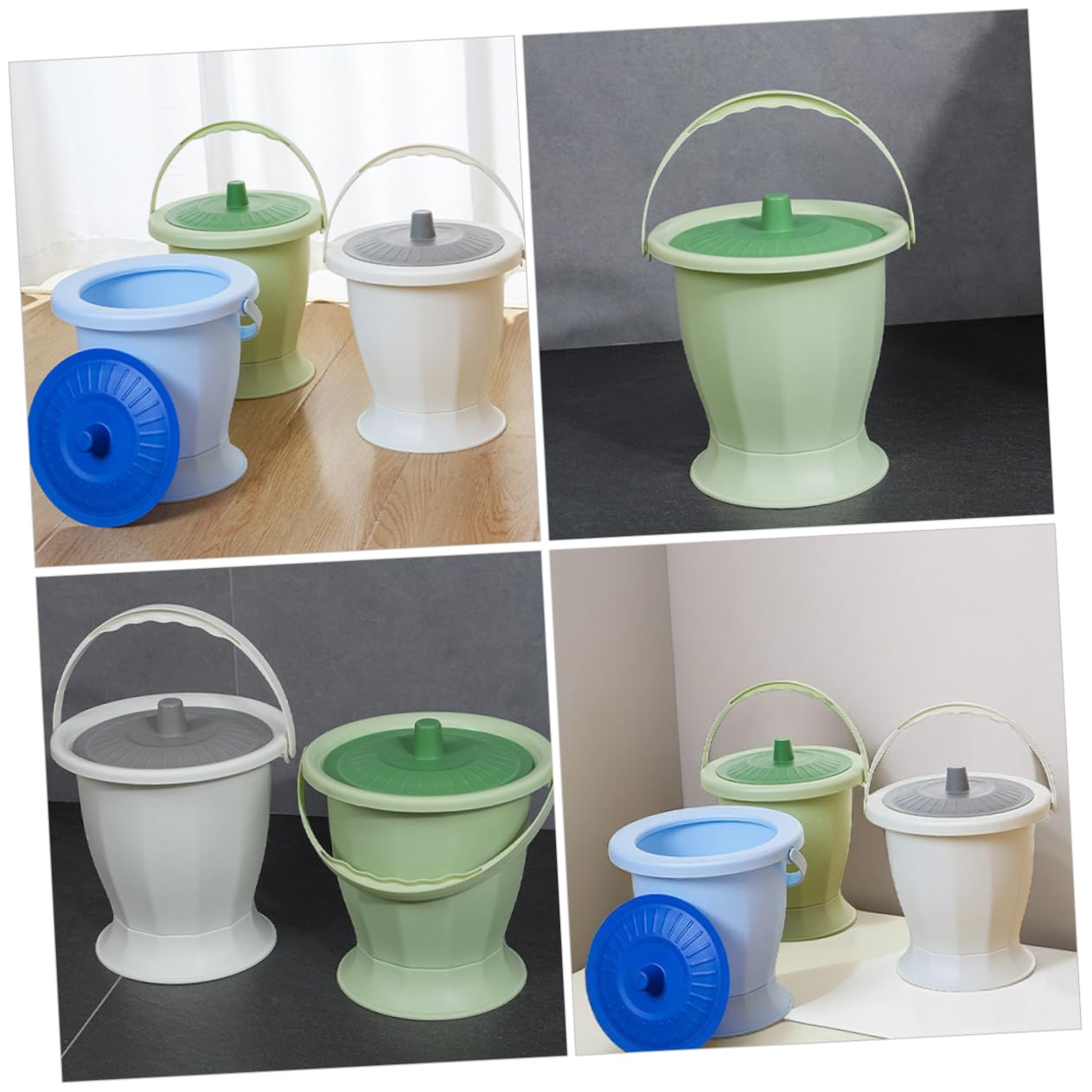 Tragbares Urinal Aus Kunststoff Mit Deckel Mobiles Töpfchen Für Unterwegs Leicht Zu Reinigen Und Langlebig Für Senioren Und Behinderte