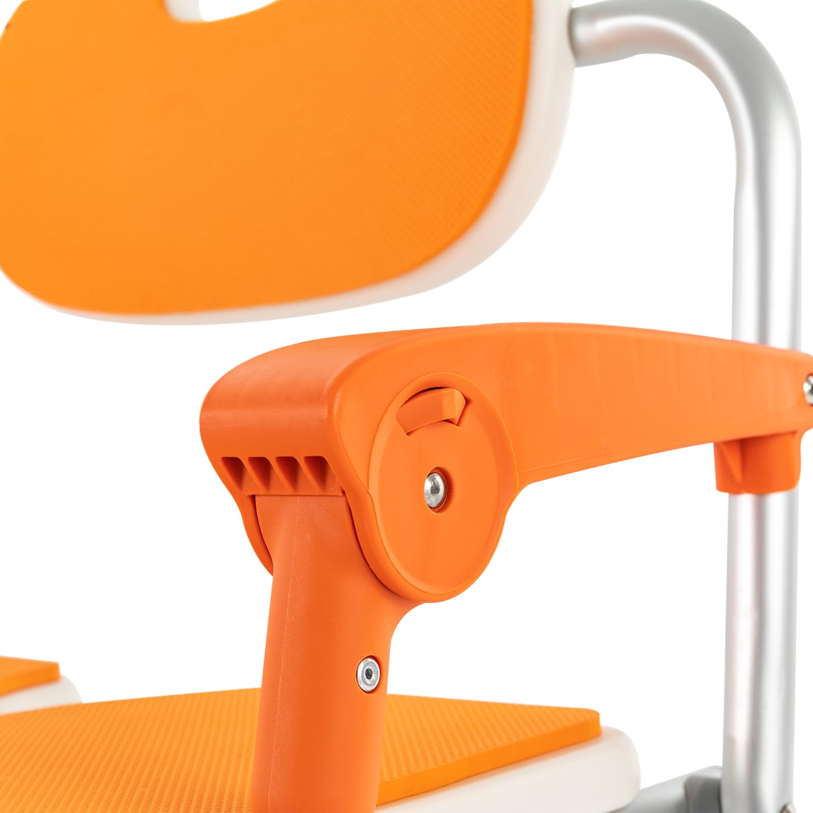 Silla de ducha de altura ajustable con respaldo y soporte para cabezal de ducha, Sillas para bañera, se puede utilizar en hospitales, hogares de ancianos, centros de atención y en el hogar