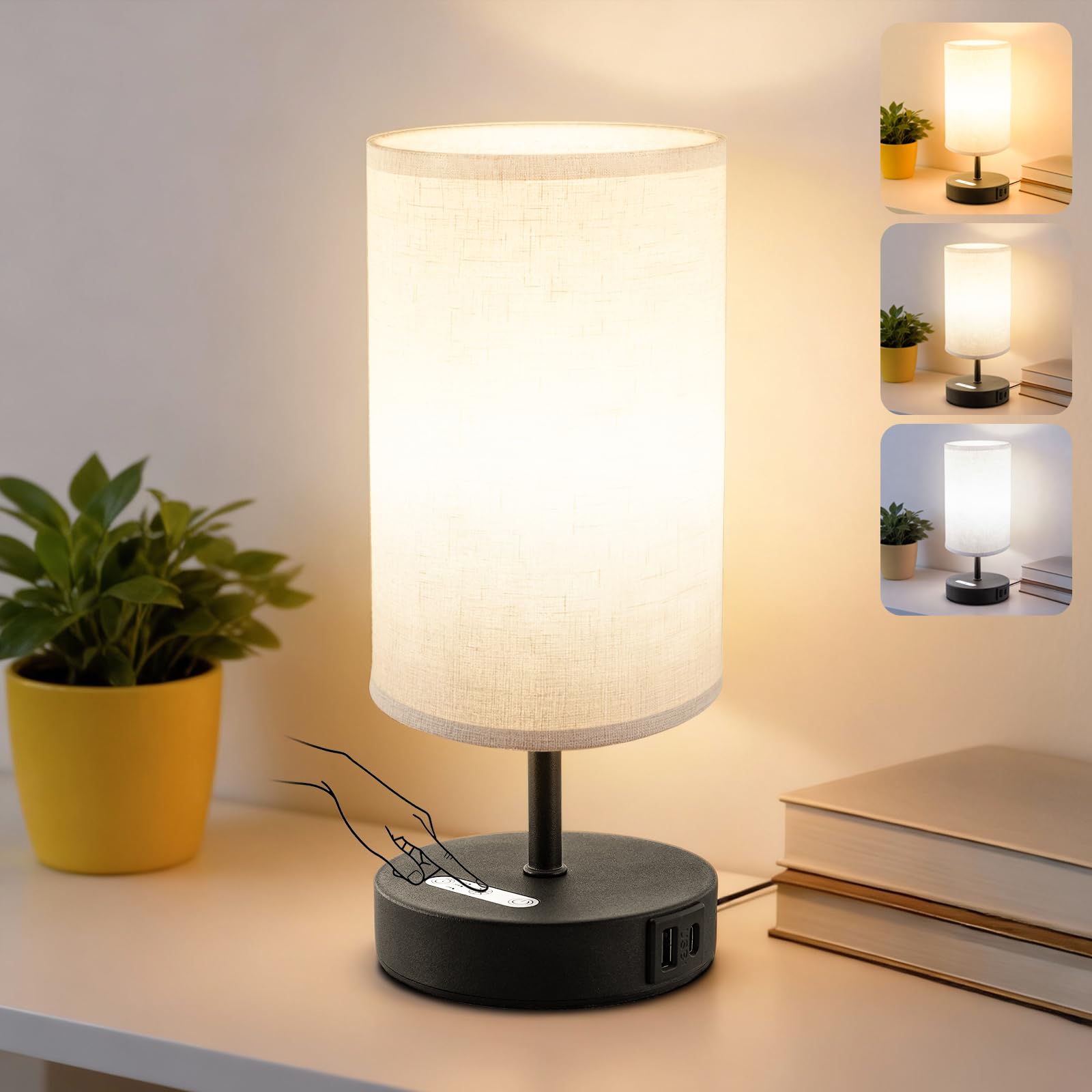 Light Therapy Lamp 10000 Lux Natural Light Lamp Therapy Lamp with Remote Control Sun Lamp 3 Color Temperature