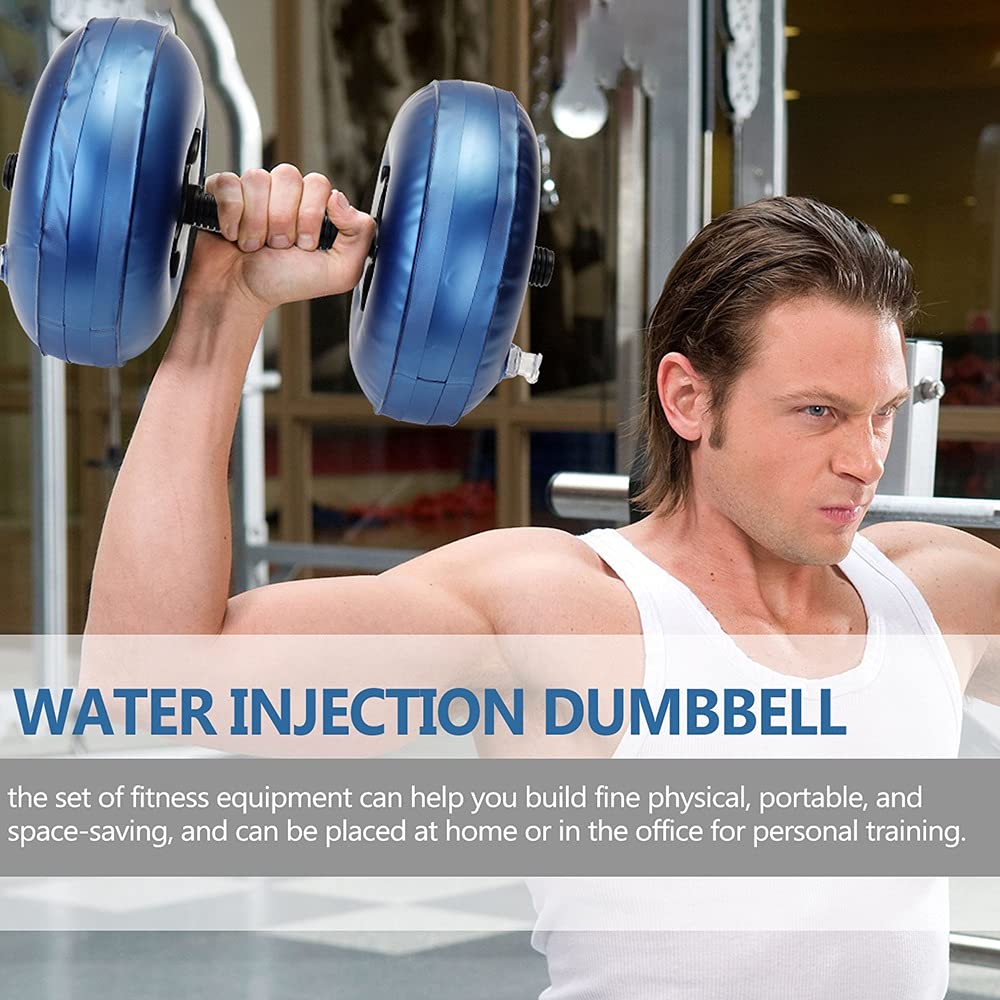 Wypełniona wodą hantle hantle trening trening trening sprzęt fitness na siłownię dom kulturystyka regulowany zestaw hantli