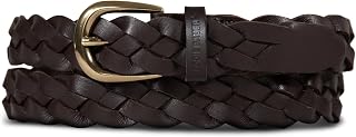 Eddie Bauer Women's Casual Leather Belts with Durable Metal Buckle