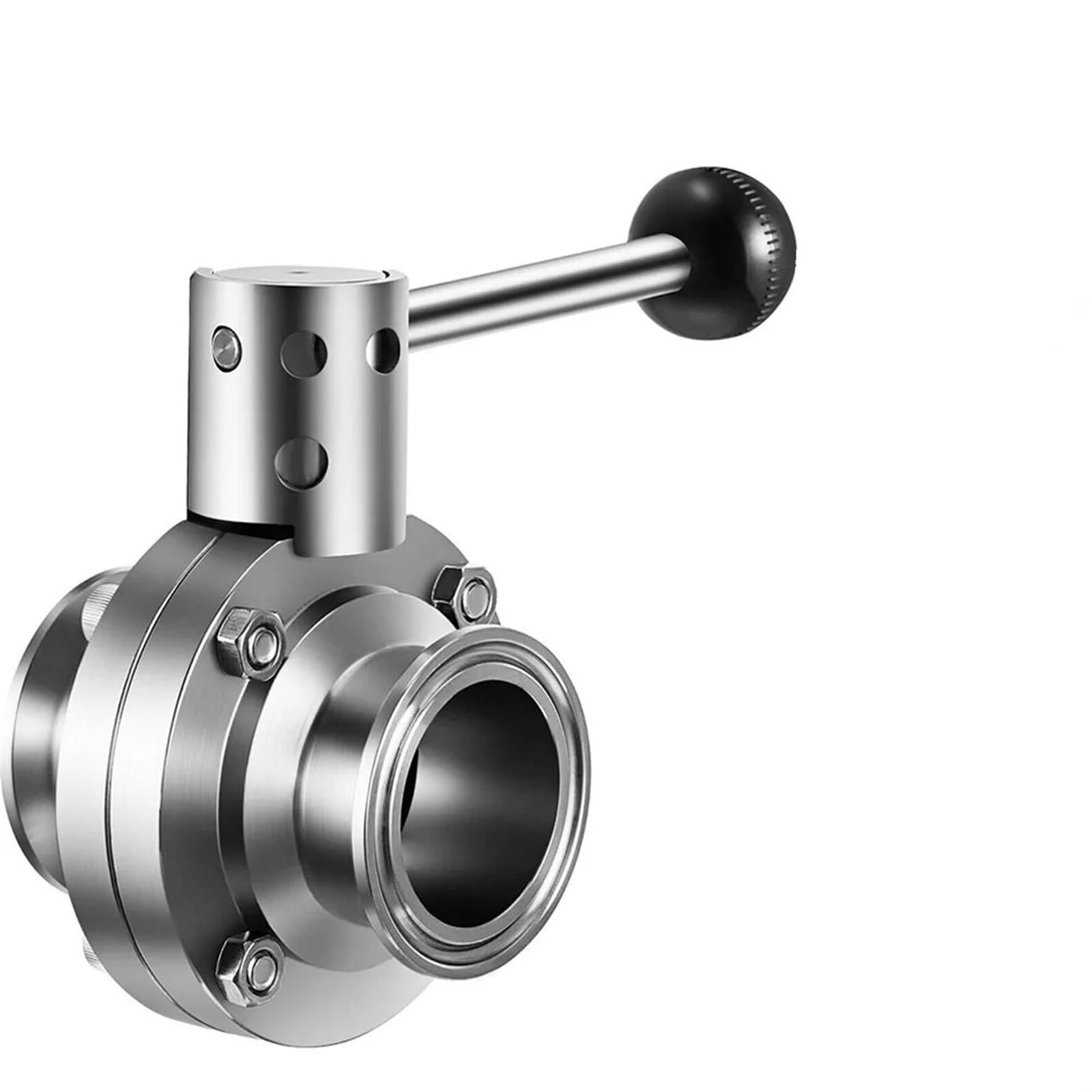Hbdcrjge One Color Stainless Steel 1.5" Tri Clamp Butterfly Valve Butterfly Valve