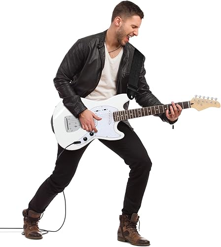 Miniatura 7 de Ktaxon Guitarra eléctrica de tamaño completo de 39 pulgadas, kit de guitarra eléctrica de 6 cuerdas con bolsa de guitarra eléctrica portátil, correa