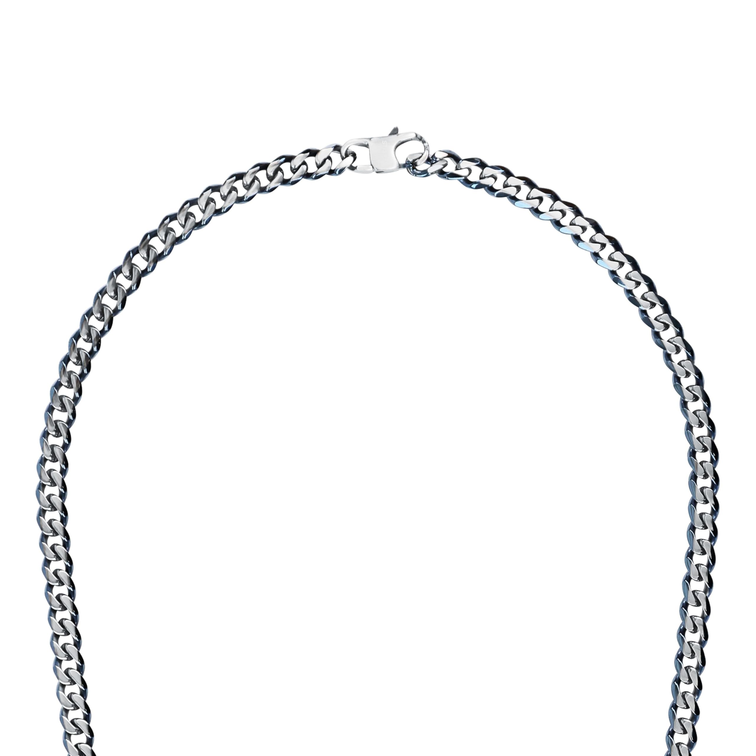 JOOP! Halskette aus Edelstahl für Herren, Halsschmuck, 60 cm, Silber, Kommt in Schmuck Geschenk Box