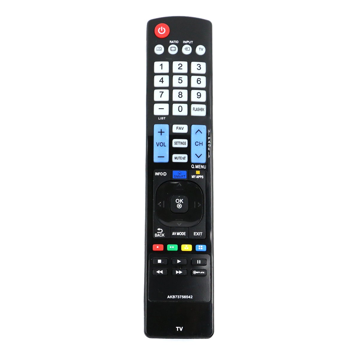 VINABTY Telecomando Sostitutivo AKB74475479 Per TV LG - Compatibile Con 47LN613S, 43UF6807, 42LB580V E Molti Altri Modelli