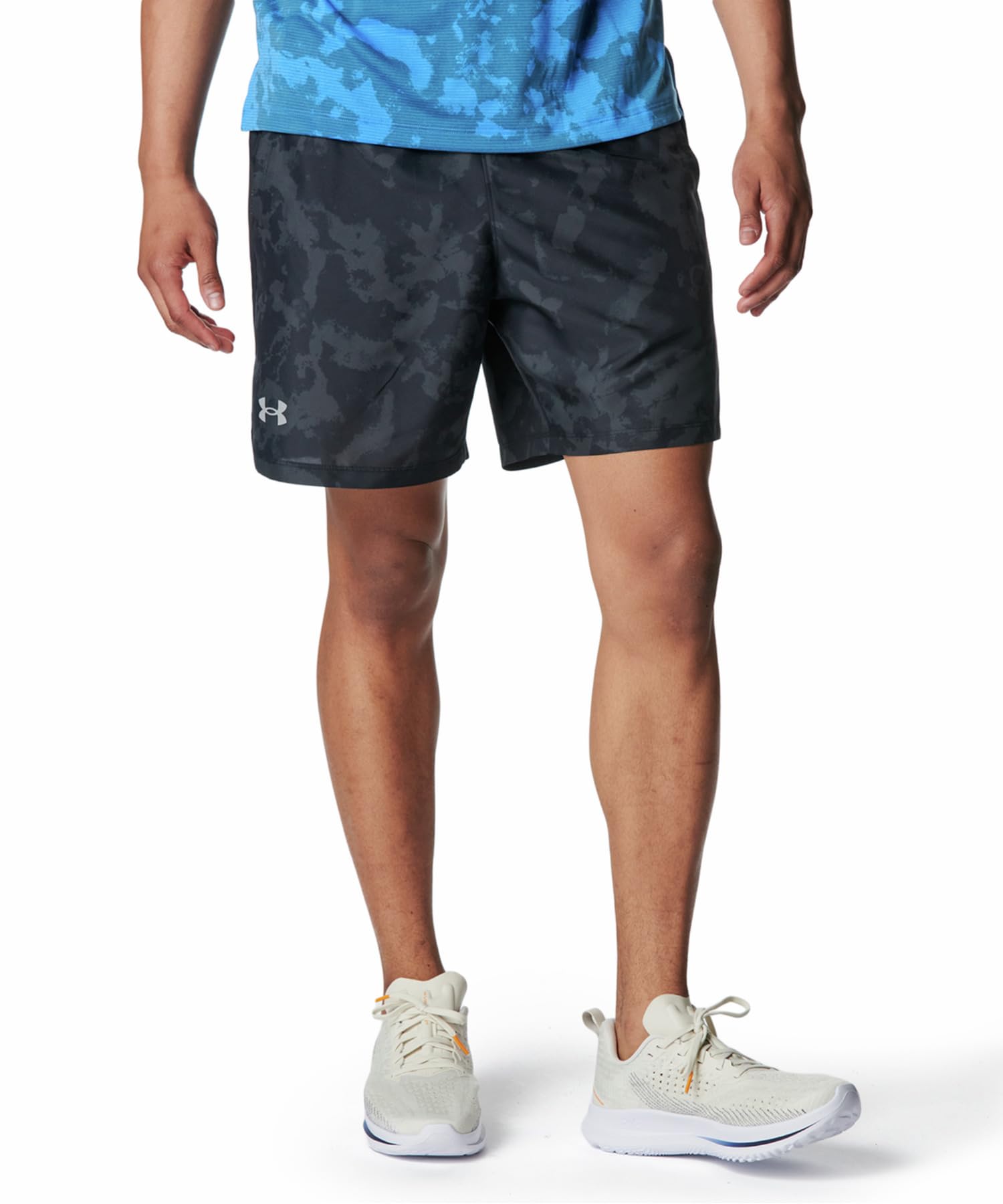 Amazon | [アンダーアーマー] UA LAUNCH 7'' PRINT SHORTS 1382621(016