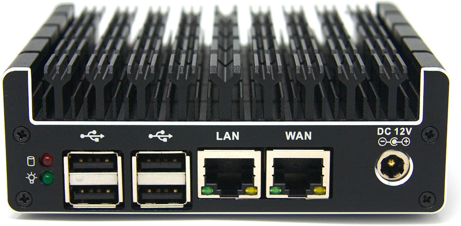 Vault FW2B - 2 Port, Firewall Micro Appliance/Mini PC - Intel Dual Core, AES-NI, 8GB RAM, 120GB mSATA SSD - Compatible with pfSense/OPNsense