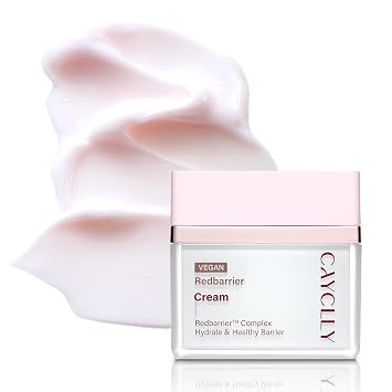 Redbarrier Cream | Anti-Aging Face Moisturizer with Peptides & Ceramides for Wrinkles & Skin Barrier Repair | Vegan Korean Skincare to Firm, Hydrate & Restore Radiance, 1.69 fl. oz.
