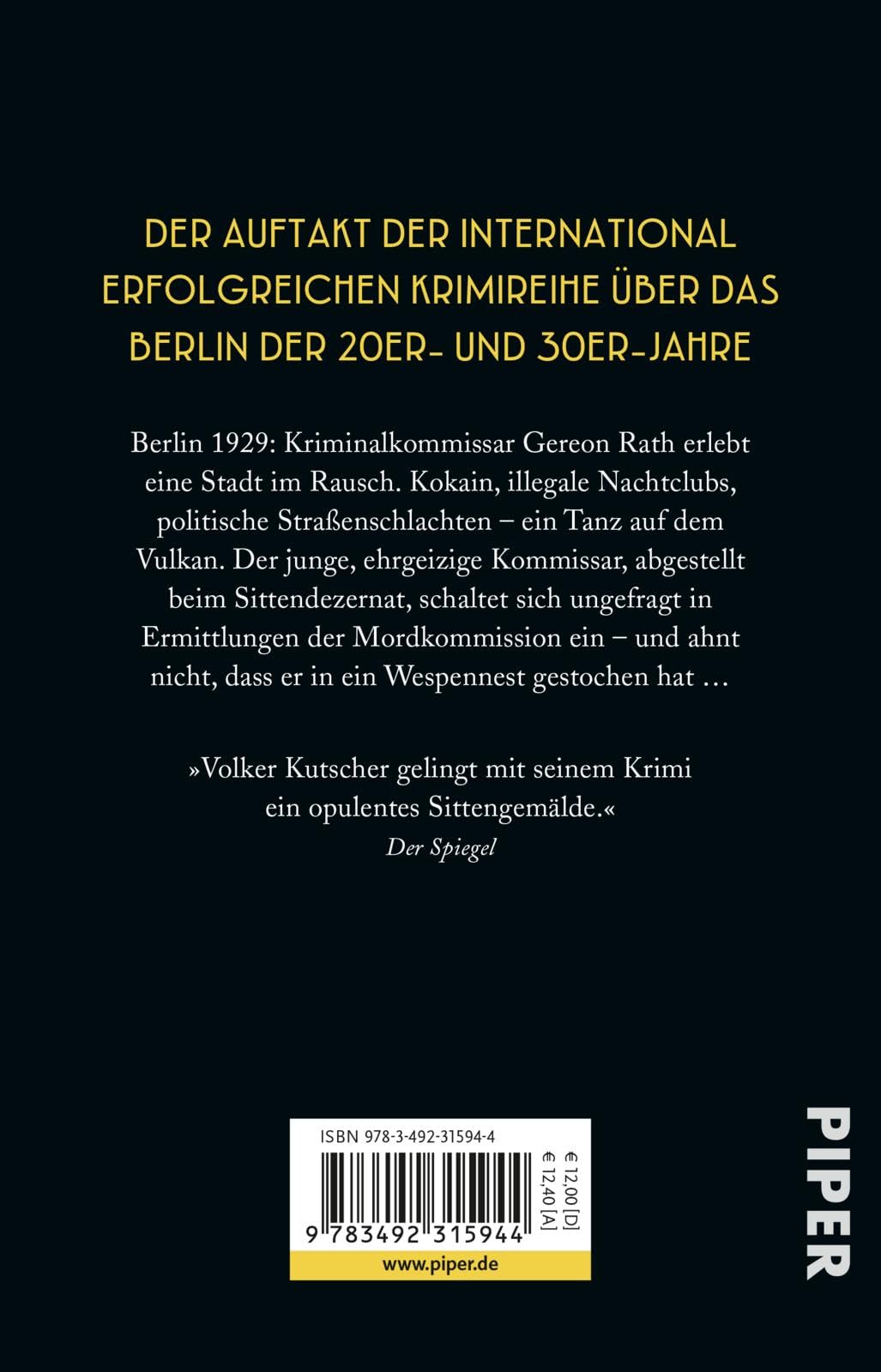 Der nasse Fisch: Der erste Rath-Roman: 1
