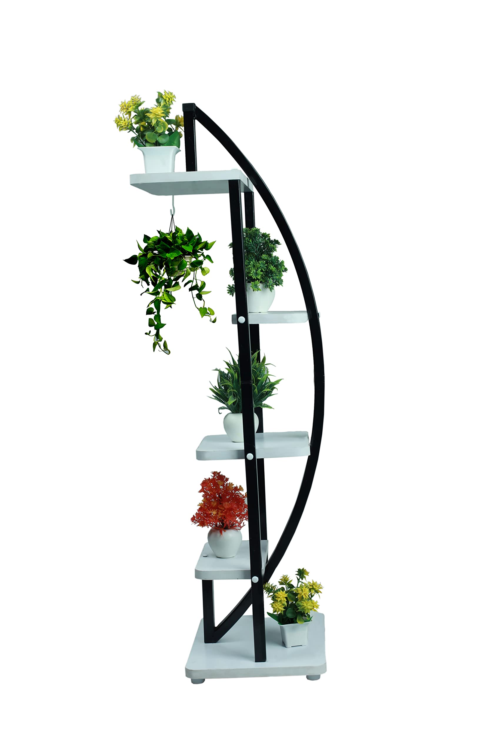 Odwag plant stands fiveTier Multi-Purpose Decorative Flower Pot Stand with a Hanging Facility for Indoor and Outdoor Use - Garden and Living Room Decor space saving European style creative gift pack (B0BTBMNTQL) Amazon Price History, Amazon Price Tracker