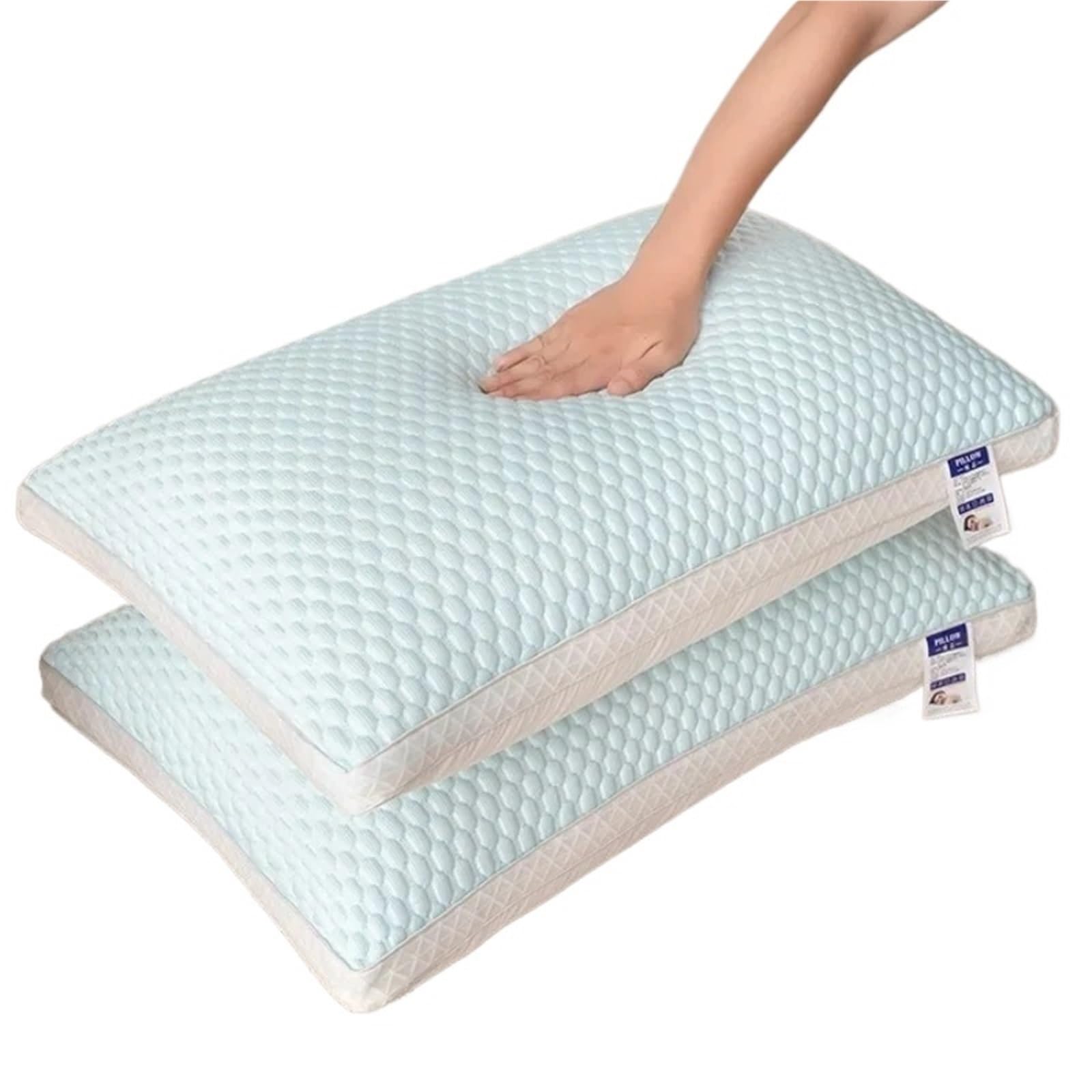 IRFHDCX Silk Pillow Summer Feather Doudou Ice Breathable for summer sleep