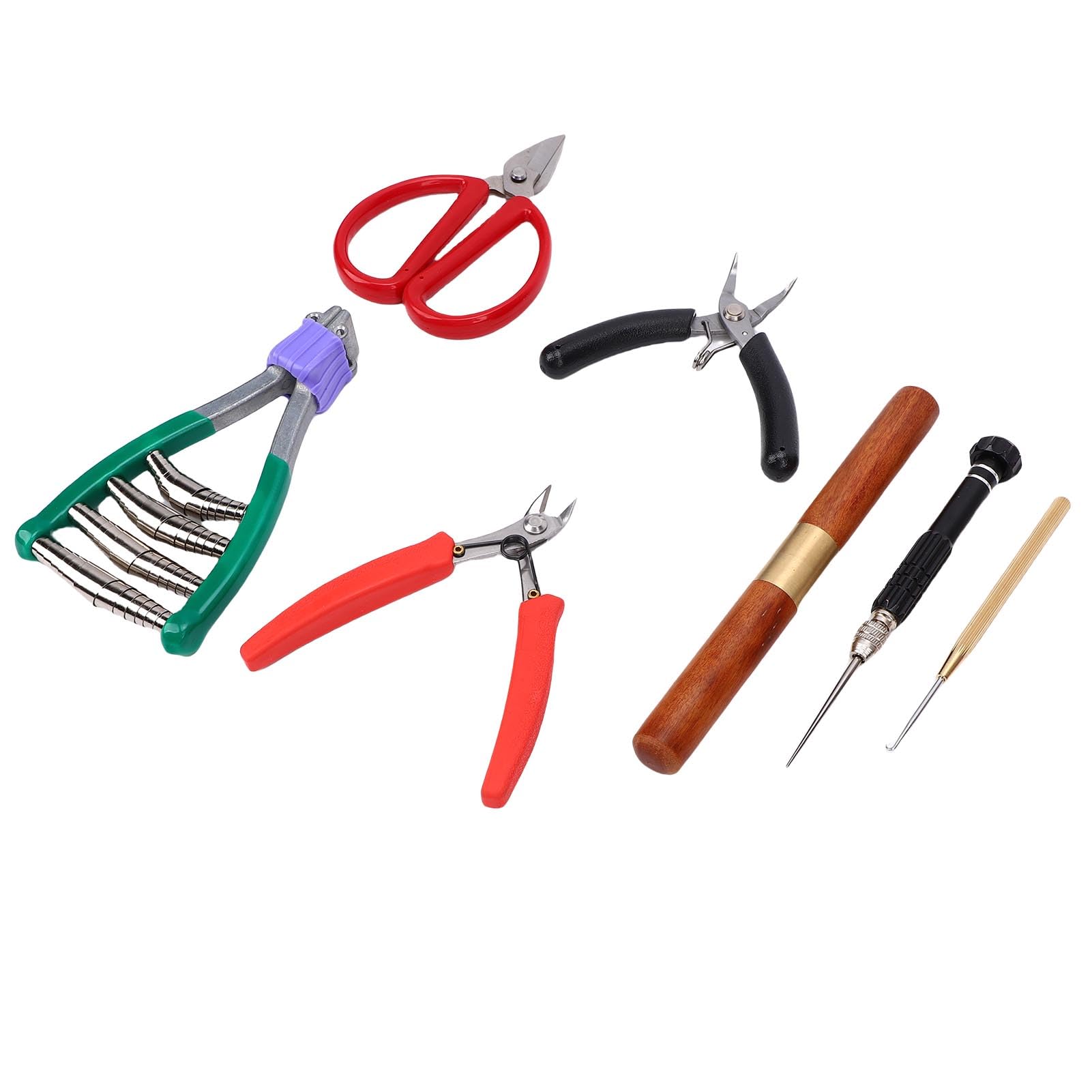 Kit de Cordage de Raquette de Badminton, Ensemble d'Outils en Métal de Haute Dureté