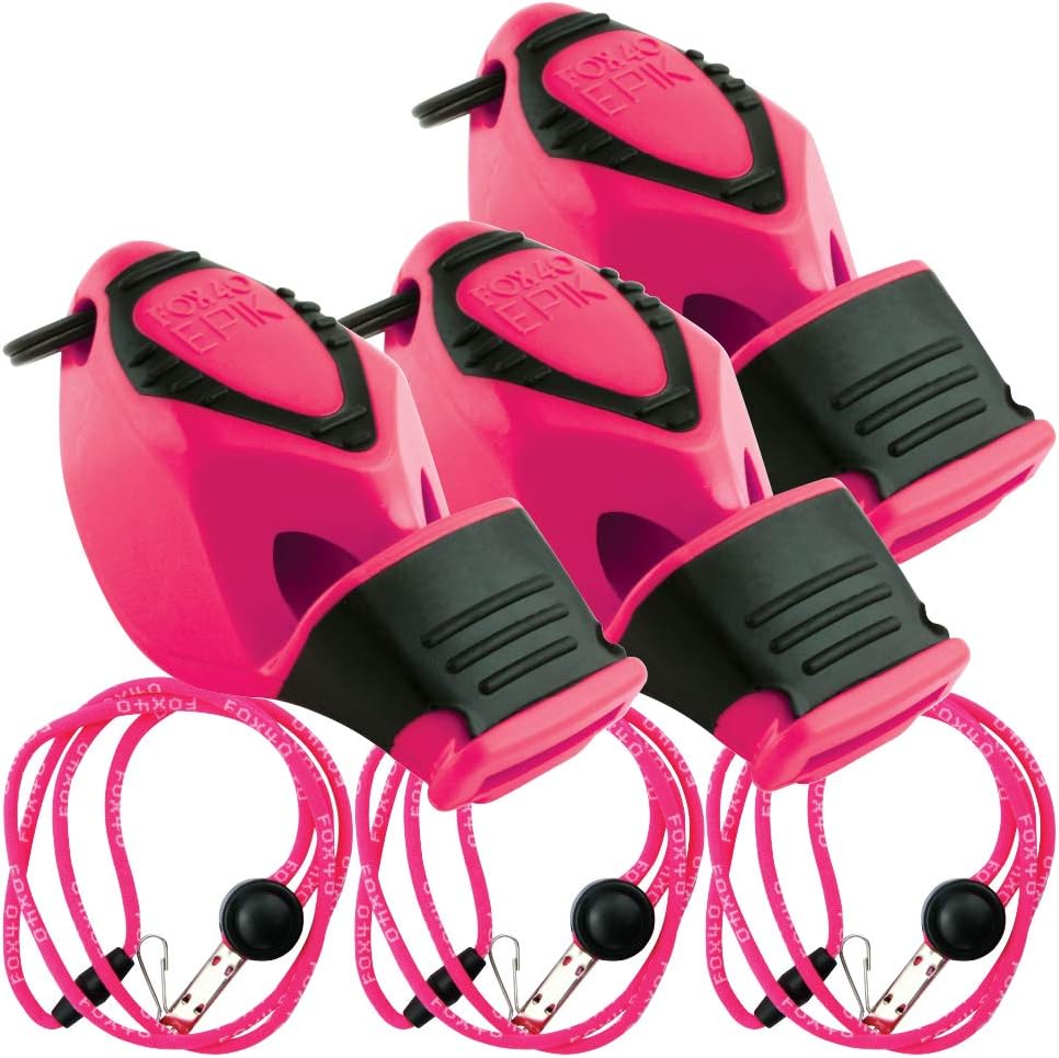 Fox 40 EPIK CMG w/Breakaway Lanyard 3 Pack