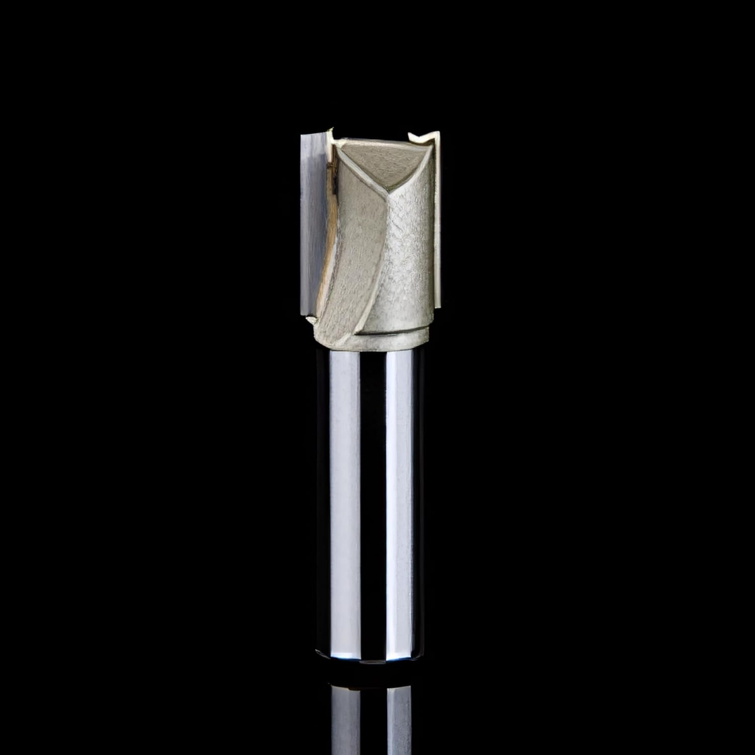 1/2-inch Shank, 5/8-inch Cutting Dia, 2-Flute Straight Router Bit, Carbide Tipped Plunge Router Bit, 2Pcs