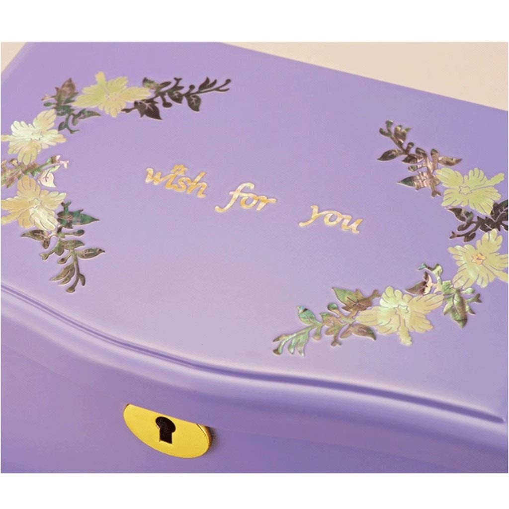 Caja de Musica De Gama Alta Hecha a Mano Caja de música Puede Poner joyería Perfecta del Regalo cumpleaños Navidad San Valentín