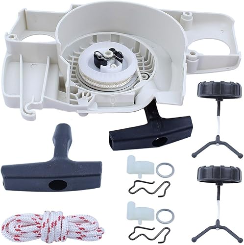 Miniatura 2 de Fricgore Piezas de repuesto para arranque Recoil Fueil Kit de tapas de aceite para Stjhl Ms180 Ms180C Ms170 017 018 Motosierra Moto Sierra Gasolina