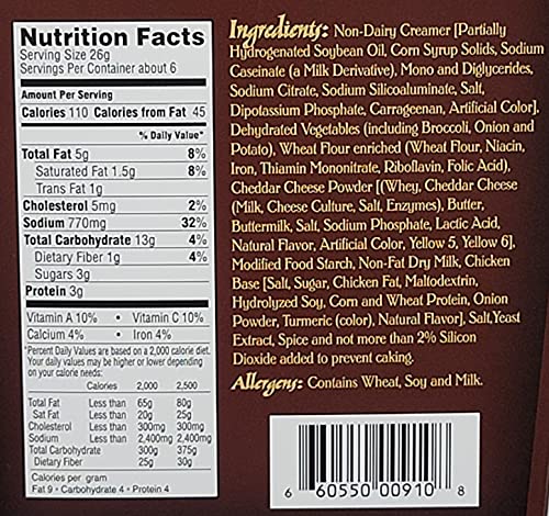 Plentiful Pantry Cheddar Broccoli Soup Mix, 5.5 Ounce - Just Add Water, Cook & Serve #TOP5