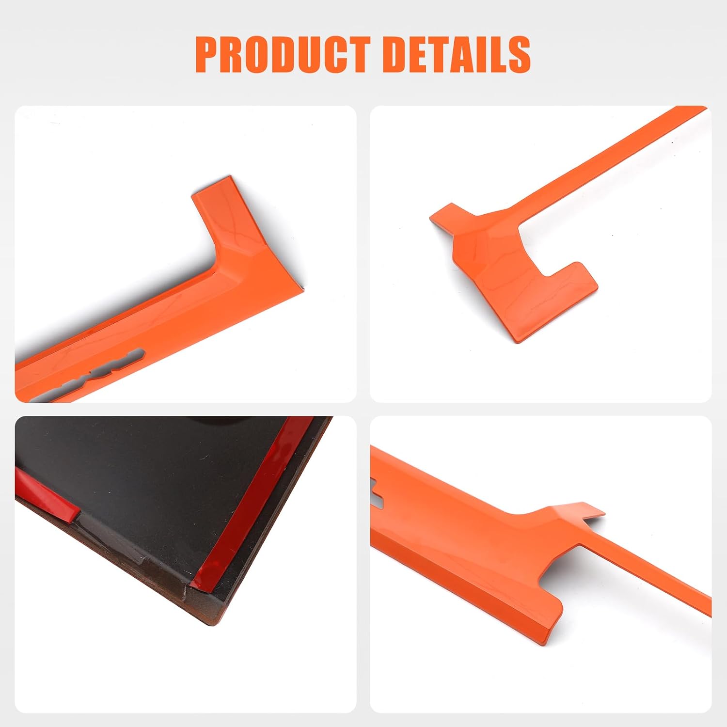 TOYCIDFG Center Console Screen Frame Cover Trim Compatible with Toyota Tacoma 2024 2025 14.3IN Screen Version, Car Interior Decoration Accessories (Orange)