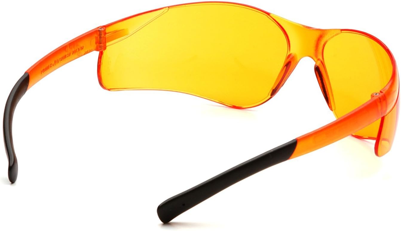 Pyramex Ztek Safety Glasses Orange Lens S2540S (12 Pair Pack)