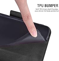 Vista 8 de Asuwish Funda compatible con iPhone 14 Pro Max de 6.7 pulgadas y protector de pantalla de vidrio templado, soporte para ranura para tarjeta