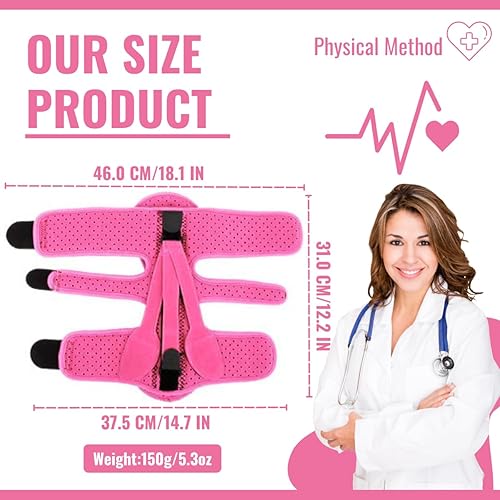 Miniatura 6 de Orapink Férula nocturna para fascitis plantar, tobillera para alivio de la fascitis plantar, tobillera ajustable y transpirable para tendinitis de