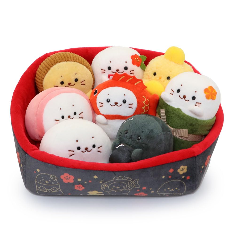 Amazon.co.jp: しろたん お節マスコット 【お重セット】 マザー