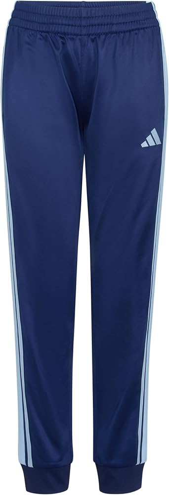 adidas Boys 3-Stripe Jogger Pants | Big and Little Kids | 100% Polyester Athletic Training Pants with Elastic Waistband