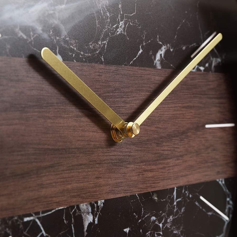 Wall Clock Marble Mosaic Wall Clock Creative Mute Modern Minimalist Nordic Hotel Home Decorations Artistic Personality Fashion Round 30 * 30cm