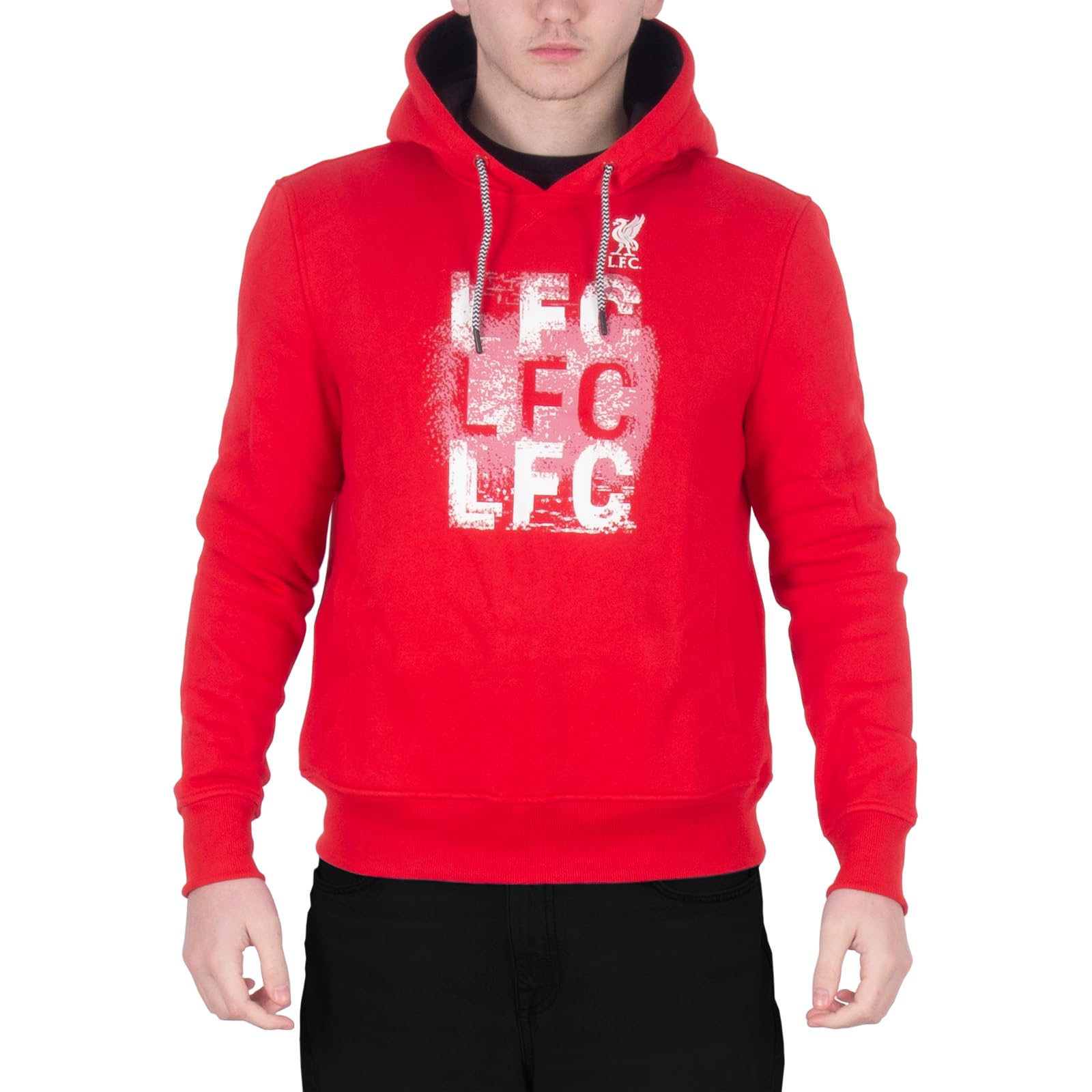 Liverpool FC Men's Hoodie - Red - Large