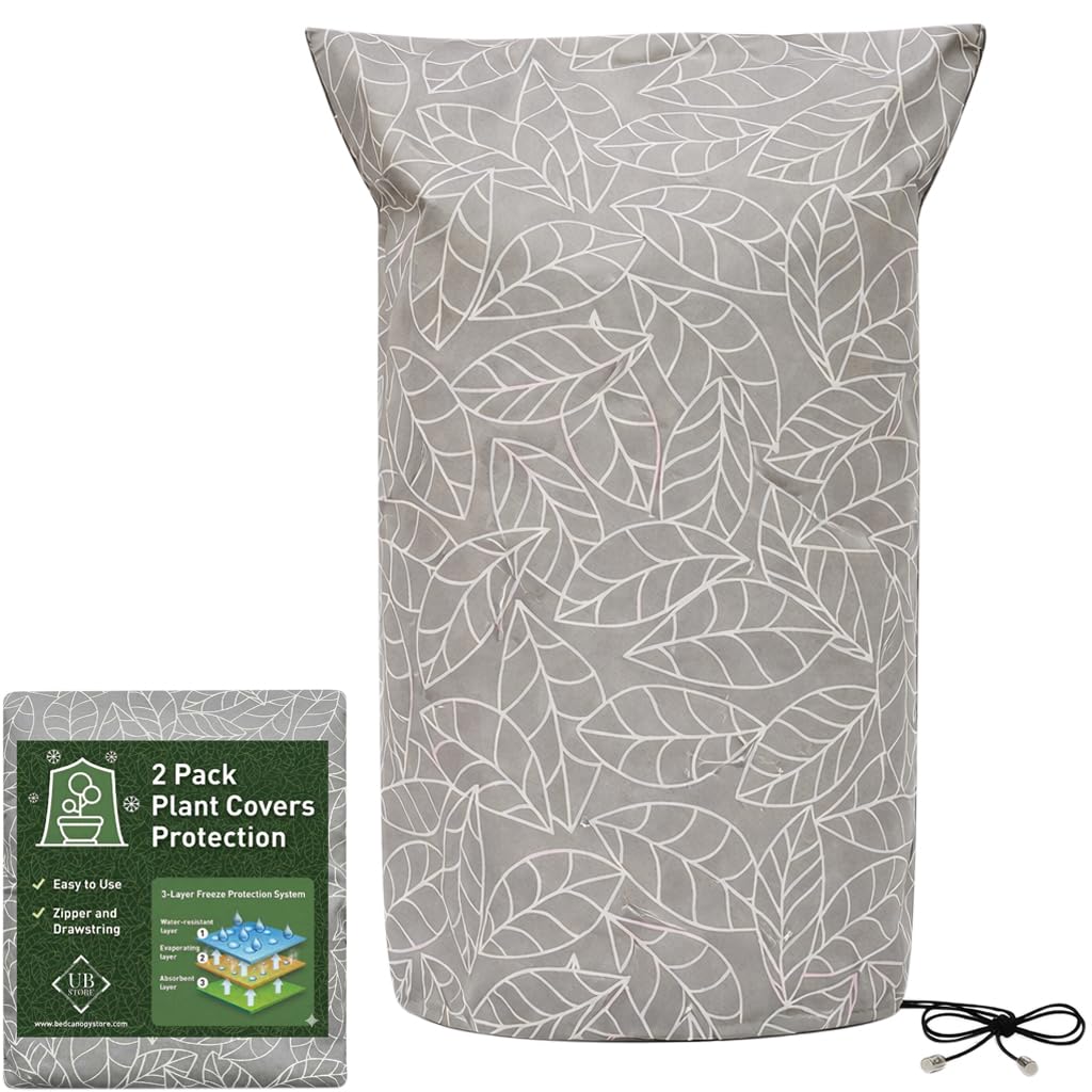 Plant Covers Freeze Protection 59"x91" | 2-Pack Winter Frost Blankets — image 1