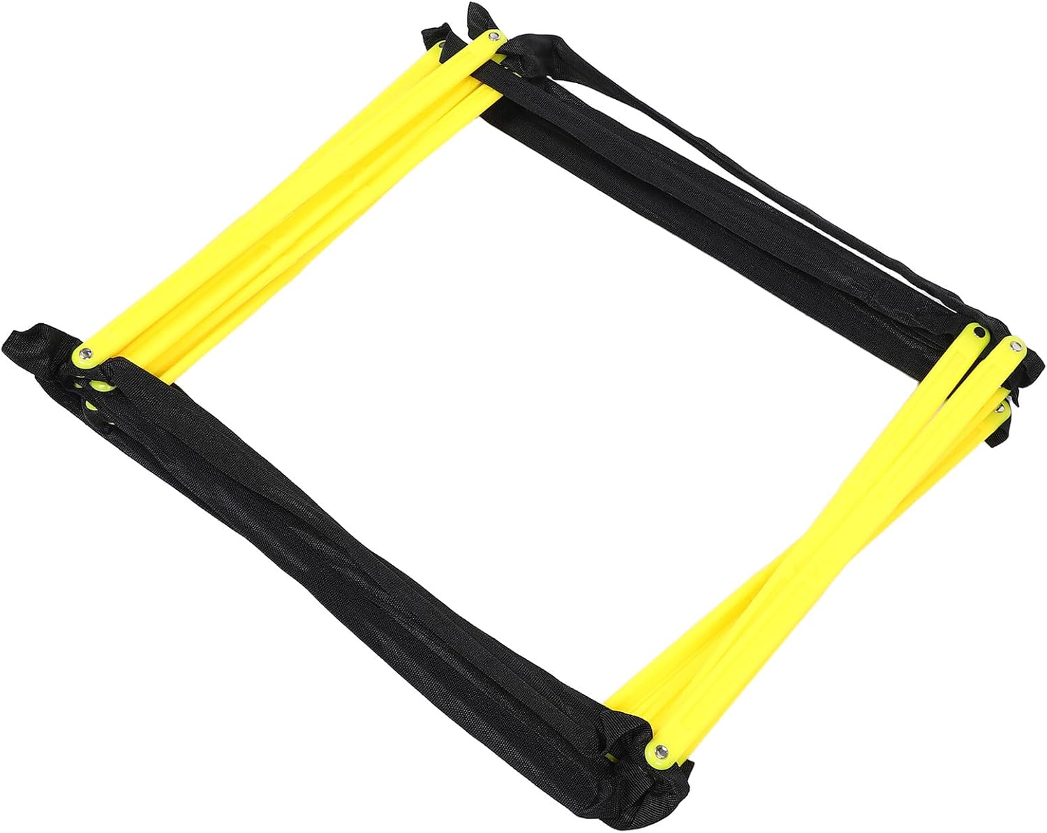 Agility Ladder Speed Training Ladder for Football and Soccer Portable Foldable Yellow for Footwork Drills for Athlete Agility and Fitness Exercises