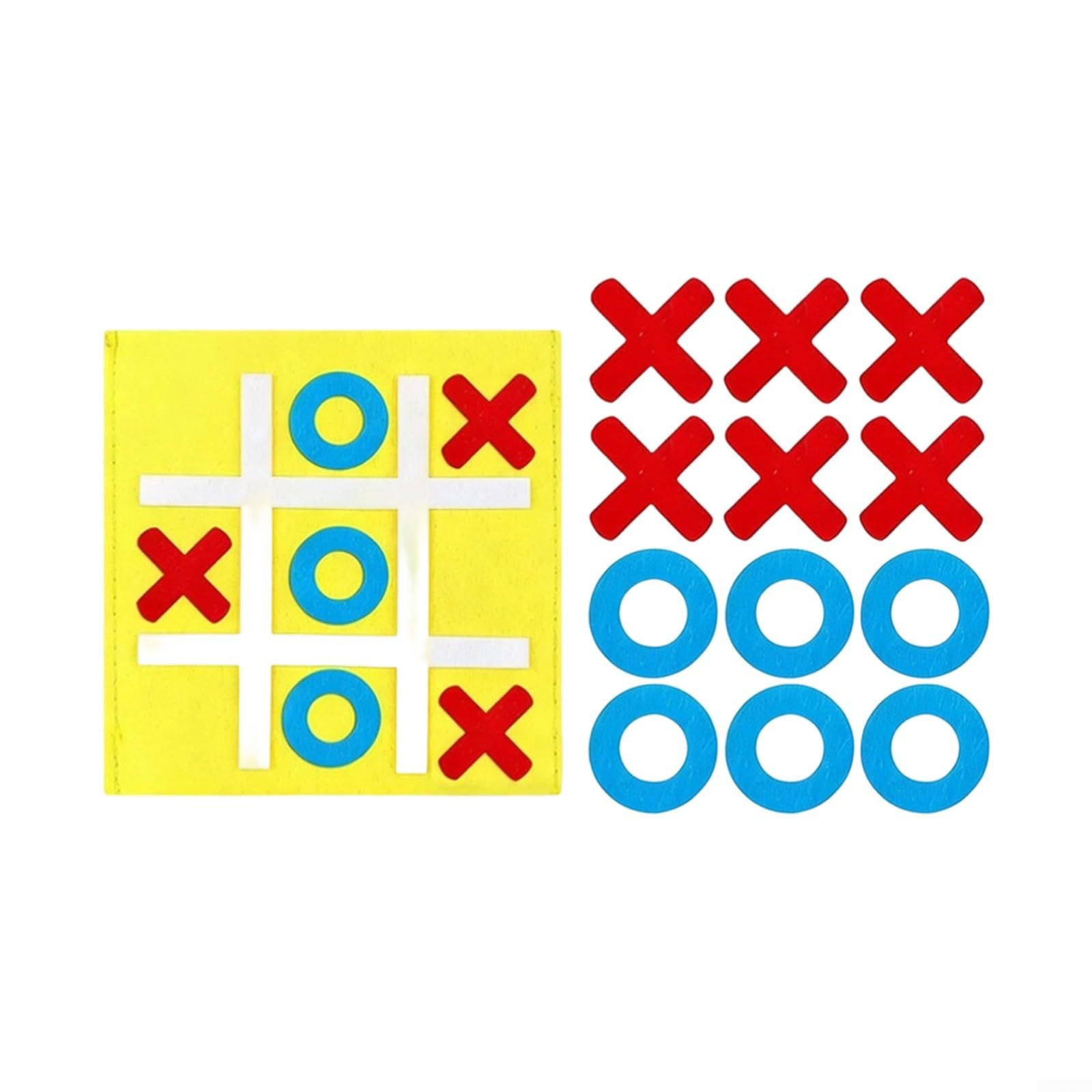 10 fichas de juego de mesa verdes para variantes de Tic Tac Toe y rompecabezas STEM