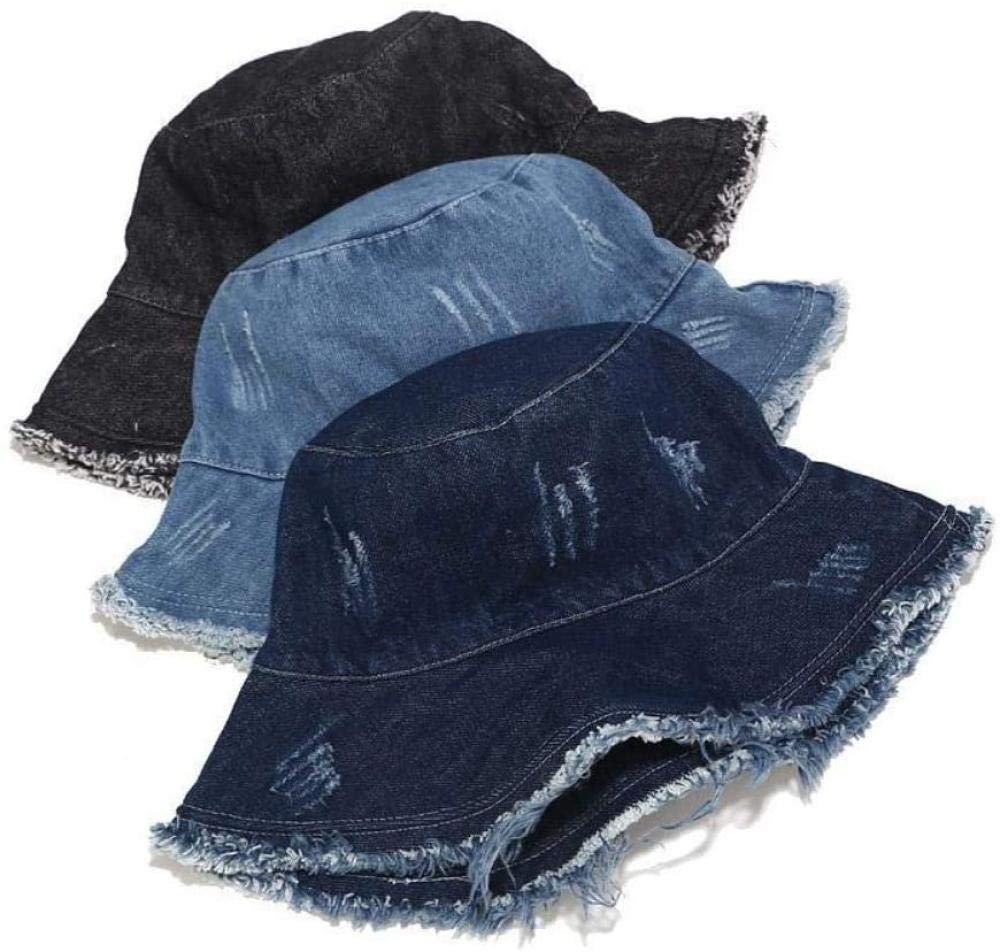 ehsbuy Cappello Pescatore Uomo Donna Safari Impermeabile Cowboy Stile Cappello da Sole Pieghevole Boonie Bucket Hat con Cinghia Regolabile per Trekking Estivo