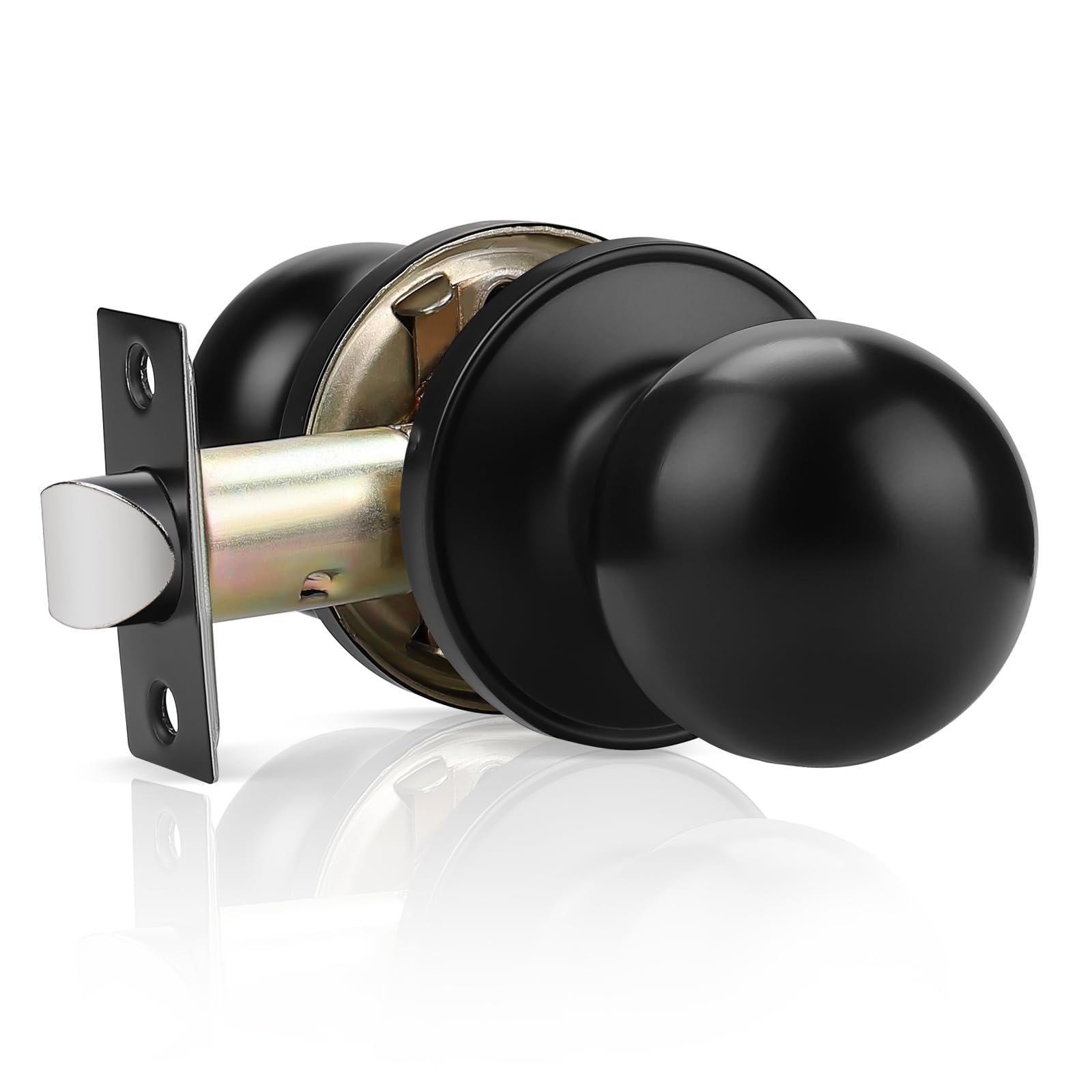 Probrico Satin Nickel Door Knobs - 10 Pack -25