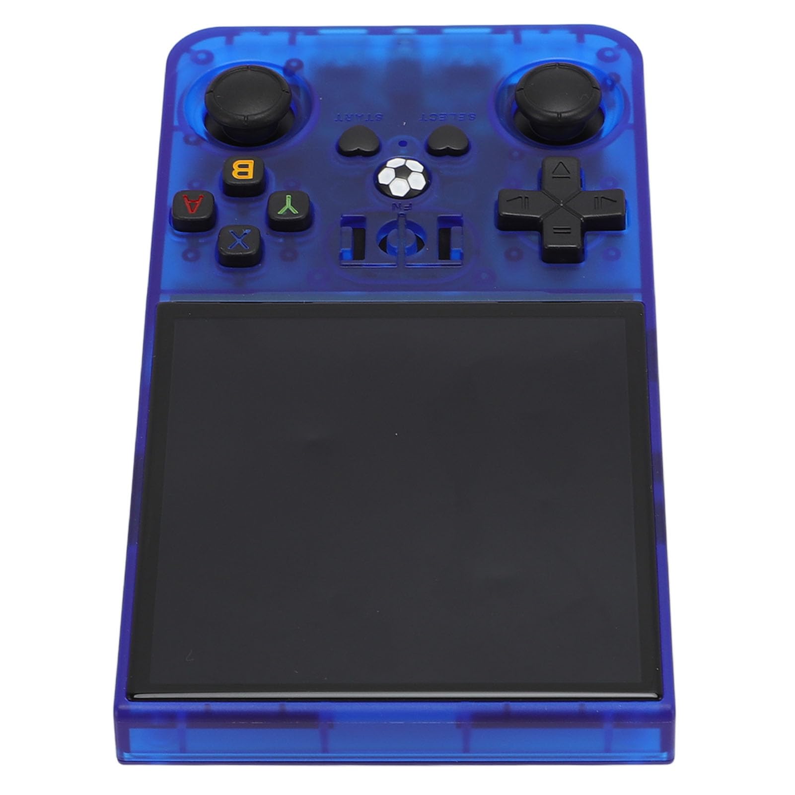Console di gioco portatile, console per videogiochi retrò con schermo IPS da 4 pollici, dispositivo di gioco portatile open source con chip RK3326 a 64 bit e batteria da 4000 mAh p (128 GB)