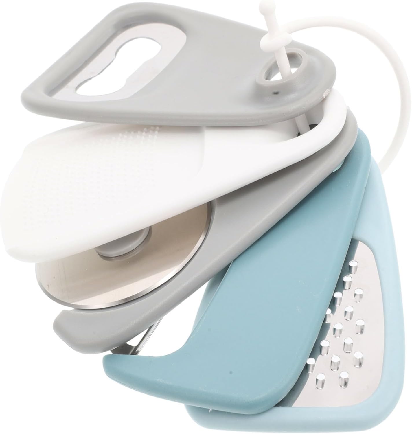 SHOWERORO Kitchen Tool Set Potato Peeler Shredder Grater Slicer Bottle Opener Rv Accessory Kit