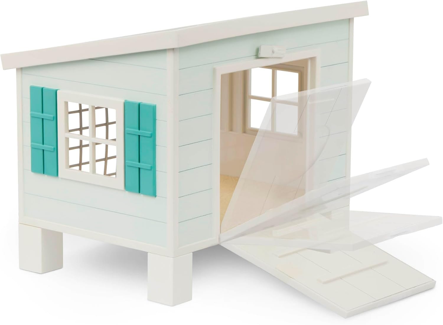 Our Generation – Pet Home Animal House Playset – Mini Plush Rabbit Stuffed Animal – 18-Inch Doll Accessories – Pretend Play 3+ Years – Bunny Hutch Playset