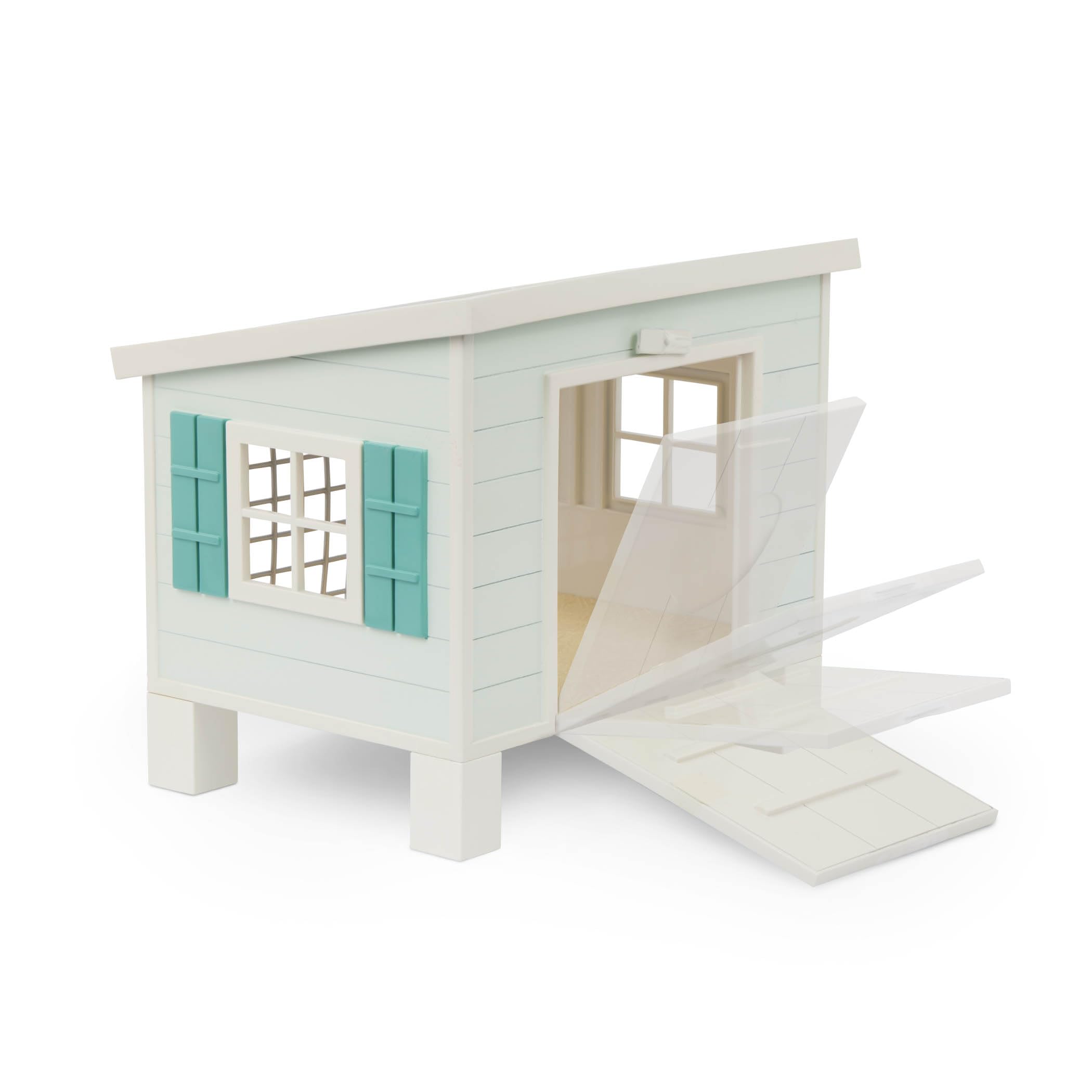Our Generation - Kaninchenstall Spielset - Tierhaus Spielset - Mini Plüsch Kaninchen Plüschtier - 46 cm Puppe Zubehör - Vorgetäuschtes Spiel - Spielzeug für Kinder ab 3 Jahren